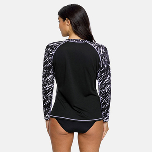 Traje de Baño de Manga Larga para Mujer, Sexy, Protección UV, Secado Rápido, para Playa y Gimnasio, Diseño Personalizado, OEM ODM, Venta Caliente - Product Image 4