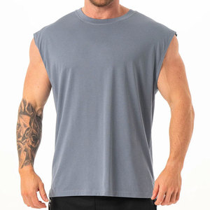 Chaleco Deportivo para Hombre, Transpirable, Ecológico, Casual, Moderno, Estilo Urbano, Corte Holgado, para Fisicoculturismo y Running, Poliéster/Algodón, OEM - Product Image 1