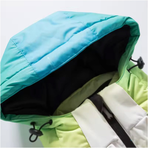 Nouvelle combinaison de ski et de neige unisexe, chaude, imperméable, coupe-vent, respirante, extensible, avec fermeture éclair, doublée polaire et à capuche, taille plus - Product Image 2