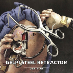Retractor Autoretráctil Gelpi Profesional Reutilizable de Acero Inoxidable para Retracción de Tejidos Blandos en Cirugía - Product Image 2