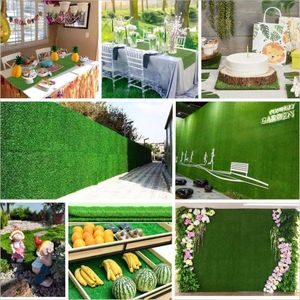 6ft X 10ft Premium tappeto erboso artificiale fori di drenaggio spessi 1.5cm erba finta gomma di supporto per interni/esterni Pet aree giardino - Product Image 5
