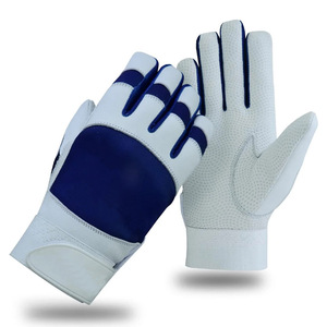 Guantes de bateo de béisbol profesionales de cuero digital con puño largo para juego de béisbol - Product Image 1