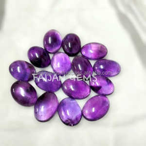 Pierre précieuse de taille calibrée en améthyste lâche de forme ovale à facettes pour la fabrication de bijoux à des prix de gros par le vendeur indien - Product Image 5