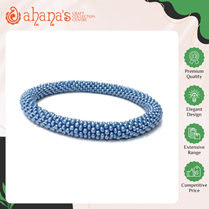 Good Quality Attractive Price Eye Catching Design Multi Colors Handmade Women's Glass <b>Beads</b> Bracelets Ahana's B-013 Trendy - Product Image 2