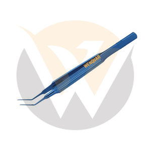 Pinzas de Capsulorrexis Manuales Anguladas de Acero Inoxidable para Cirugía Oftálmica - Product Image 5
