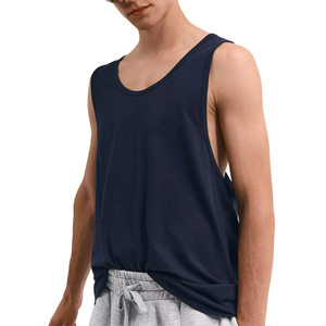 Camiseta Deportiva Personalizada al por Mayor para Hombre, Transpirable, de Secado Rápido, de Poliéster y Algodón, Cuello Redondo, Color Sólido - Product Image 2