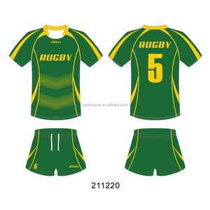 Tenue de rugby respirante, populaire et durable Spotiv, unisexe, ensembles complets, shorts de rugby, sport d'équipe, polo de rugby - Product Image 2