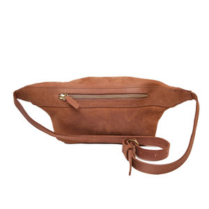Riñonera de cuero genuino para hombre, impermeable y unisex, con logotipo personalizado, bolsas de cintura de cuero en venta - Product Image 2