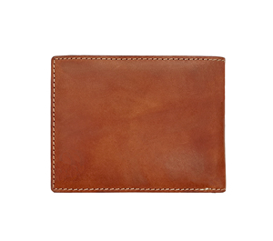 High Quality Castello Italian Vacchetta Leather <b>RFID</b> Bi-Fold Billfold ID Card <b>Wallet</b> for Men Short Length Polyester Opening - Product Image 3