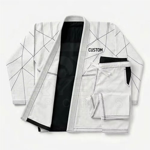 Tenue de Jiu-Jitsu Brésilien en Coton Coupe Classique, Durable et Lavable, pour Débutants – Uniforme d'Entraînement pour Hommes - Product Image 6