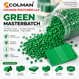 Offre Spéciale : Granulés de Masterbatch Vert COLMAN pour la Fabrication de Tuyaux en Plastique (PP, PE, HDPE, LDPE, LLDPE) par Extrusion et Moulage par Injection - Product Image 6