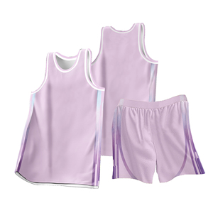 Tenue de basketball athlétique durable, maillot et short personnalisés avec logo d'équipe, respirants, pour les matchs de ligue - Product Image 1