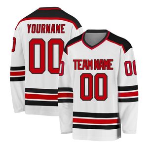 Jersey de Hockey sobre Hielo Premium, Transpirable, Duradero y Ligero, Uniforme de Equipo Sublimado en Poliéster, Doble Costura - Product Image 3
