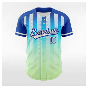 Camiseta de Béisbol de Secado Rápido, Uniforme de Béisbol con Estampado por Sublimación Personalizado, Jersey de Béisbol Unisex en Blanco - Product Image 1