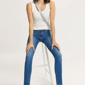 Pantalones Vaqueros para Mujer, Diseño Personalizado, Precio de Fábrica OEM/ODM, Calidad Premium, Cómodos, Elegantes, para Uso Diario, Proveedor - Product Image 1
