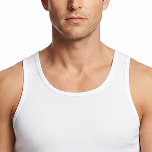 Men <b>Light</b> Weight And Breathable Men Tank Top Factory Direct Sales Men Tank Tops Fitness Wear Custom Plain Dyed Tank Top - Product Image 5