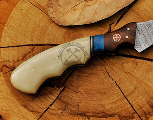 Top Damascus Steel Fillet Kitchen <b>BBQ</b> Steak Chef Knife Handmade Ambidextrous 8" Blade Multi-Purpose Extra Sharp Kitchen <b>Tool</b> - Product Image 2