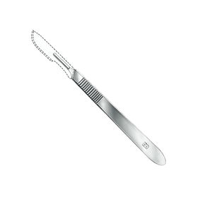 Manche de scalpel chirurgical dentaire à micro-lames en acier inoxydable et titane, équipement médical, alimentation manuelle, personnalisable - Product Image 3