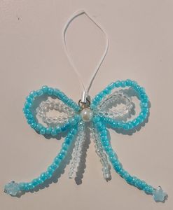 Llavero Bordado a Mano con Cuentas, con Bordado Floral de Primera Calidad, Regalo Exclusivo de Moda para Ella - Product Image 2