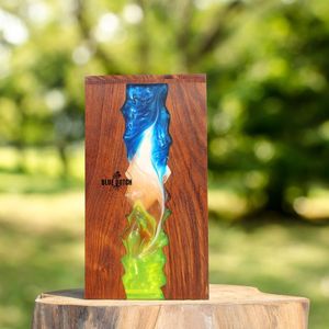 Luxury <b>Wooden</b> Resin Cremation Urn | High Finish | Manufacturer Price - Product Image 4