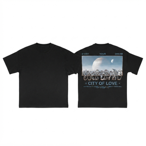 T-shirt simple pour homme en jersey de coton premium 180 GSM, noir, col rond, logo personnalisé imprimé à l'écran, streetwear décontracté pour tous les jours - Product Image 1