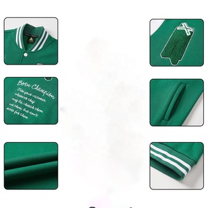 Embroidery Imported Custom Manufacturer High Quality Stand Collar Winter Letterman Varsity <b>Jackets</b> for Men <b>with</b> <b>Fleece</b> <b>Lining</b> - Product Image 6