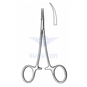 Pinzas Micro Jacobson de 12.5 cm (5 Pulgadas), Curvas, Extra Delicadas, de Acero Inoxidable Premium para Neurocirugía - Product Image 1