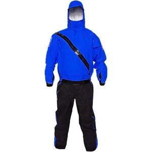 Men's Pink <b>Waterproof</b> Breathable Rainwear Suit with Hood and Black Trim for Workwear Use - Product Image 5