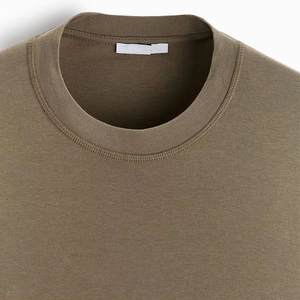 เสื้อยืดคอกลมแขนสั้นทรงโอเวอร์ไซส์ผ้าคอตตอนย้อมสีแบบแอซิดวอช พิมพ์ลายกราฟิก  สำหรับผู้ชาย ผลิตโดยผู้ผลิต OEM รับผลิตตามแบบ - Product Image 2