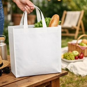 Bolsas de Compras Resistentes al Agua y Fáciles de Mantener - Perfectas para Promociones, Bolsa No Tejida (Sellado Ultrasónico) - Product Image 1