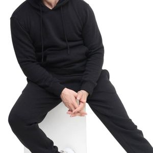 Conjunto de Sudadera con Capucha y Pantalones Deportivos Personalizados 100% Poliéster Algodón con Logotipo, Ropa Deportiva Informal para Hombre, Fabricante OEM ODM - Product Image 5