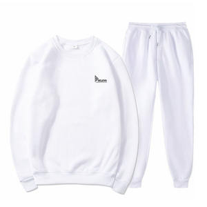 Vêtements de jogging personnalisés de haute qualité 100% coton pour hommes, ensembles de survêtements et sweats à capuche, séchage rapide, respirant, léger, logo sur le devant - Product Image 2