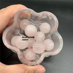 Agate naturelle Pierre Cristaux Artisanat Pierre Précieuse En Vrac Opale Opalite Cristaux De Guérison Boule De Sphère En Vrac Pour La Décoration De La Maison - Product Image 4