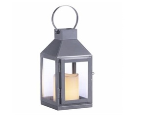 Lanterne en métal et verre portable de qualité supérieure, finition noir mat, écologique, pour hôtels et restaurants (vente en gros) - Product Image 3