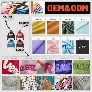 Sudadera con capucha personalizada con bordado de pedrería, estilo urbano, lavado ácido desgastado, vintage, corte holgado, 100% algodón, digital, invierno - Product Image 5