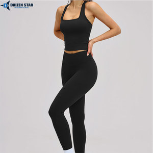 Custom Logo Women Yoga Set 2 Piece Gym Clothing Seamless Activewear Fitness Wear - Product Image 3