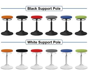 Tabouret de bar multifonctionnel noir pour îlot de cuisine - Product Image 6