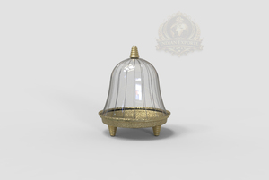 Soporte de Cristal para Tartas con Cúpula, Exhibidor de Tartas de Metal Dorado, Soporte de Cristal para Tartas con Cúpula para Postres de Boda en EE. UU., Postre de Metal Dorado - Product Image 5
