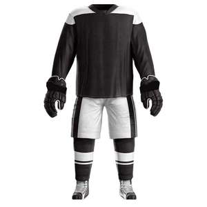 Wholesale Professional Ice Hockey Jersey Factory Made Custom Logo <b>Athletic</b> Team Uniform Breathable Polyester Sportswear - Product Image 1