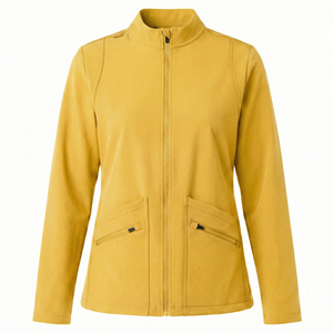 Customized Logo Colors Label Size <b>Scrub</b> Jackets Wholesale Rates Modern Zip Patch Pockets Performance Medical Coat <b>Scrub</b> Jackets - Product Image 6