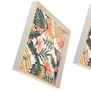 VENTA Juego de té Bandeja de laca de animales tropicales, bandeja decorativa hecha a mano de Vietnam, regalos temáticos de jungla y venta al por mayor de Vietnam - Product Image 2