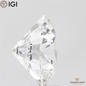 Diamante CVD Cultivado en Laboratorio, Corte Redondo de 5.00 Quilates, 10.86 mm, con Certificado IGI, Color F, Claridad VVS1, Perfecto para un Solitario Moderno - Product Image 4