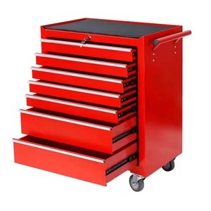 Heavy Duty 3-Drawer Industrial <b>Tool</b> <b>Cabinet</b> Double Doors 200kg Load Capacity Dustproof Closed Storage Padlockable Locking for - Product Image 1