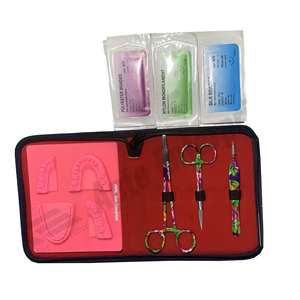 Good Quality <b>Sutures</b> Absorbable Skin Practice <b>Suture</b> <b>Kit</b> Medic Instruments Tools Good Quality Surgical Disposable Skin Practice - Product Image 1