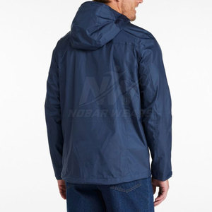 <b>Lightweight</b> <b>Men</b> Rain <b>Jackets</b> Waterproof Outdoor Wind Resistant Breathable Hiking Travel Fishing Durable Performance - Product Image 3