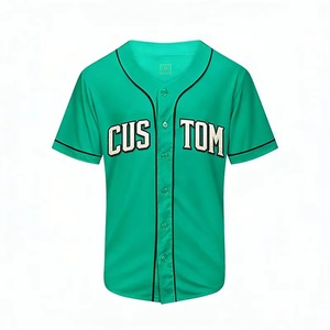 Custom Baseball Jerseys Sublimated Printing Softball <b>Shirt</b> Training Wear <b>Polyester</b> Streetwear Top Baseball Jersey - Product Image 2