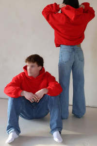 Casual Women's Hoodie <b>Sweatshirt</b> Knitted Solid Long Sleeve Oversized Pullover Ladies Winter Fashion Luxury <b>Hoodies</b> for Women - Product Image 3