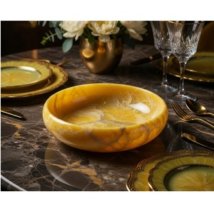 Tazón de Resina con Logotipo Personalizable, para el Hogar, Hoteles, Bodas, Restaurantes, Vajilla Duradera Apta para Lavavajillas, Decoración de Mesa, Tazón para Servir Ensaladas y Frutas - Product Image 2