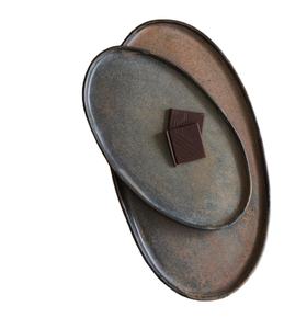 Ensemble de plats en bois de haute qualité Rachtengle assiettes en bois durables polies classiques pour les collations et les desserts de fête - Product Image 2