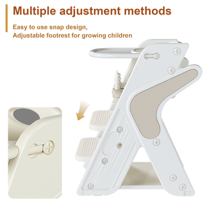 Silla de Comedor Multifuncional de Altura Ajustable, Silla Alta para Comer y Alimentar, Torre para Niños Pequeños, Uso Cinco en Uno - Product Image 6